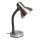 Lámpara de mesa regulable KADET–S 1xE27/40W/230V cromo mate