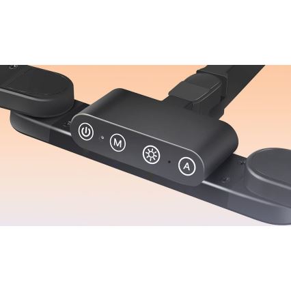 LED Regulable táctil flexible lámpara de mesa POINTIQ LED/24W/230V 3000-6500K CRI 92 negro
