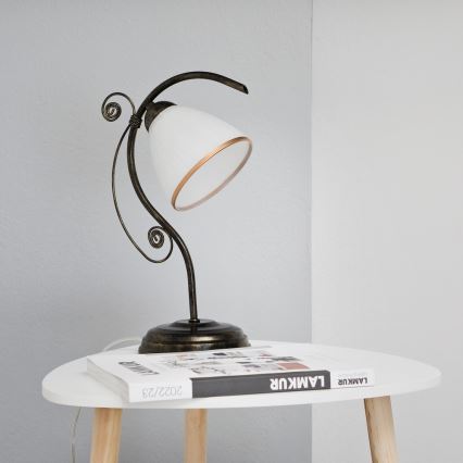 Lámpara de mesa RETRO II 1xE27/60W/230V