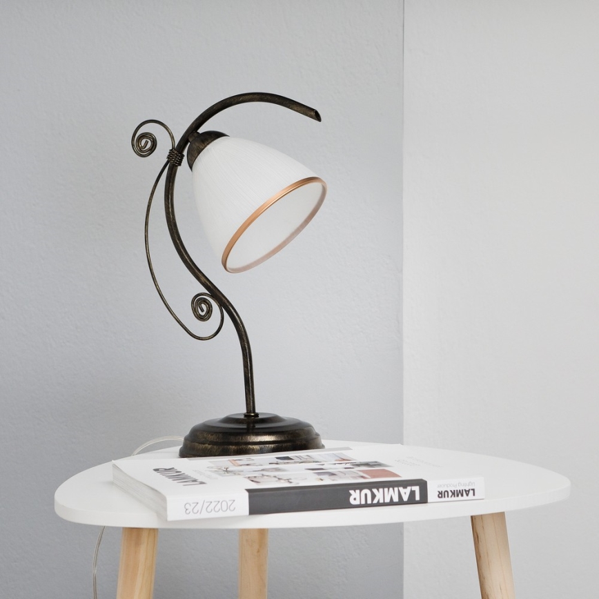 Lámpara de mesa RETRO II 1xE27/60W/230V