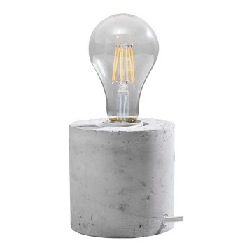 Lámpara de mesa SALGADO 1xE27/15W/230V concreto