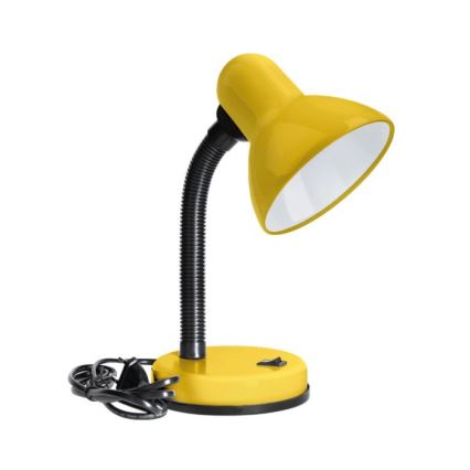 Lámpara de mesa SMIESZEK 1xE27/40W/230V amarillo