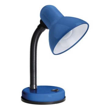 Lámpara de mesa SMIESZEK 1xE27/40W/230V azul