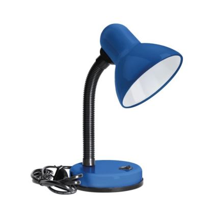 Lámpara de mesa SMIESZEK 1xE27/40W/230V azul