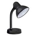 Lámpara de mesa SMIESZEK 1xE27/40W/230V negro