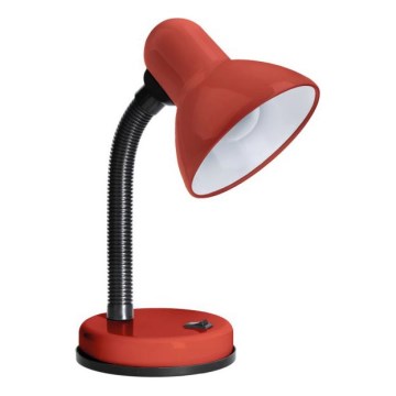 Lámpara de mesa SMIESZEK 1xE27/40W/230V rojo