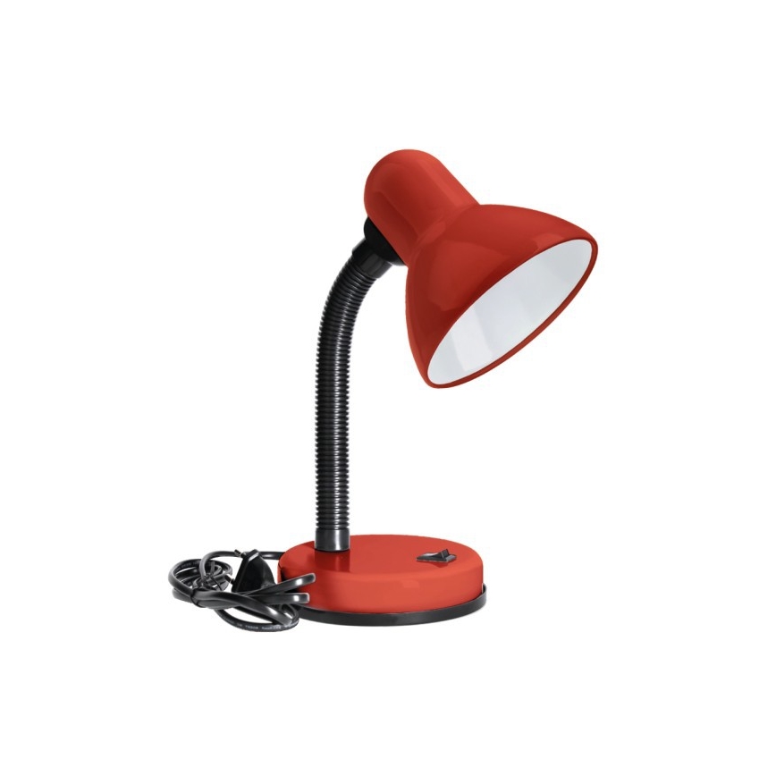 Lámpara de mesa SMIESZEK 1xE27/40W/230V rojo