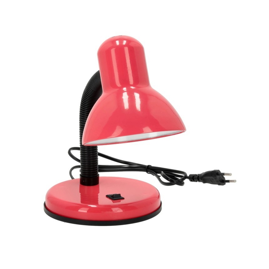 Lámpara de mesa SMIESZEK 1xE27/40W/230V rosa