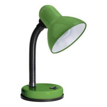 Lámpara de mesa SMIESZEK 1xE27/40W/230V verde