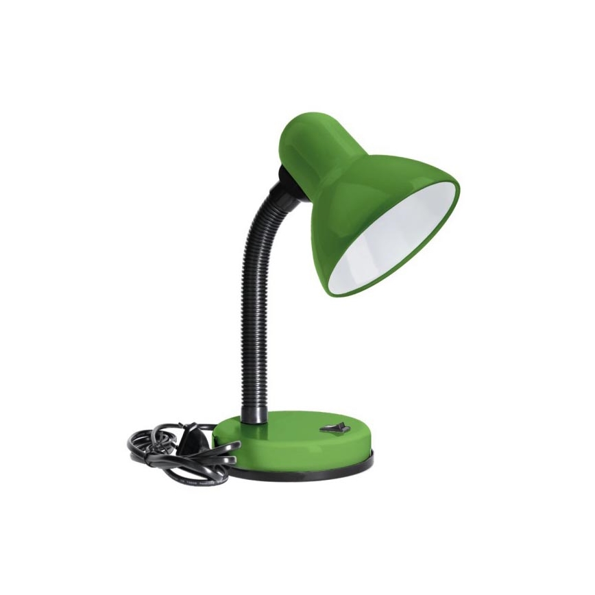 Lámpara de mesa SMIESZEK 1xE27/40W/230V verde