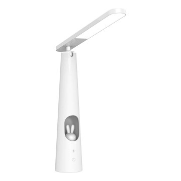 Lámpara de mesa táctil LED regulable BUNNY LED/7W/230V 2700/4000/6500K blanca