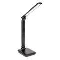 Lámpara de mesa táctil LED regulable con puerto USB REMUS LED/5W/230V, negra