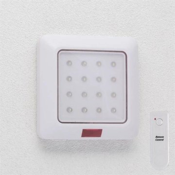 Lámpara de orientación LED LED/3xAA + mando a distancia