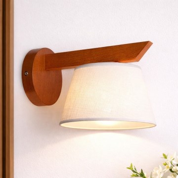 Lámpara de pared ANTONIO 1xE14/40W/230V haya