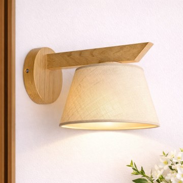 Lámpara de pared ANTONIO 1xE14/40W/230V roble