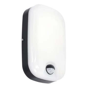 Lámpara de pared LED exterior con sensor de movimiento y crepúsculo BAVANO LED/15W/230V 3000/4000/5700K IP54