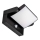 Lámpara de pared LED exterior con sensor LED/17W/230V 3000K IP65 negra