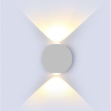 Lámpara de pared LED para exterior LED/6W/230V 3000K IP65 gris