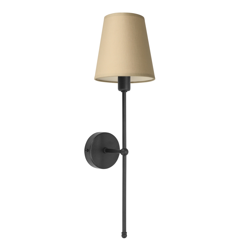 Lámpara de pared MADELA 1xE14/40W/230V beige/negra