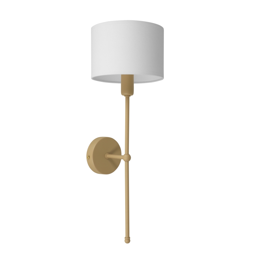 Lámpara de pared MADELA 1xE14/40W/230V blanca/beige