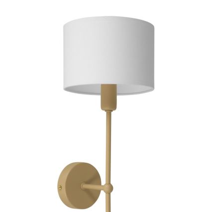 Lámpara de pared MADELA 1xE14/40W/230V blanca/beige