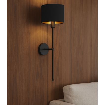 Lámpara de pared MADELA 1xE14/40W/230V negra