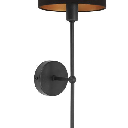 Lámpara de pared MADELA 1xE14/40W/230V negra