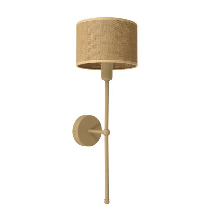 Lámpara de pared MADELA 1xE14/40W/230V yute/beige