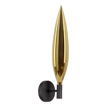 Lámpara de pared NORDIC 1xG9/5W/230V negra/dorada