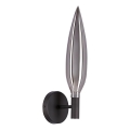 Lámpara de pared NORDIC 1xG9/5W/230V negra/gris ahumado