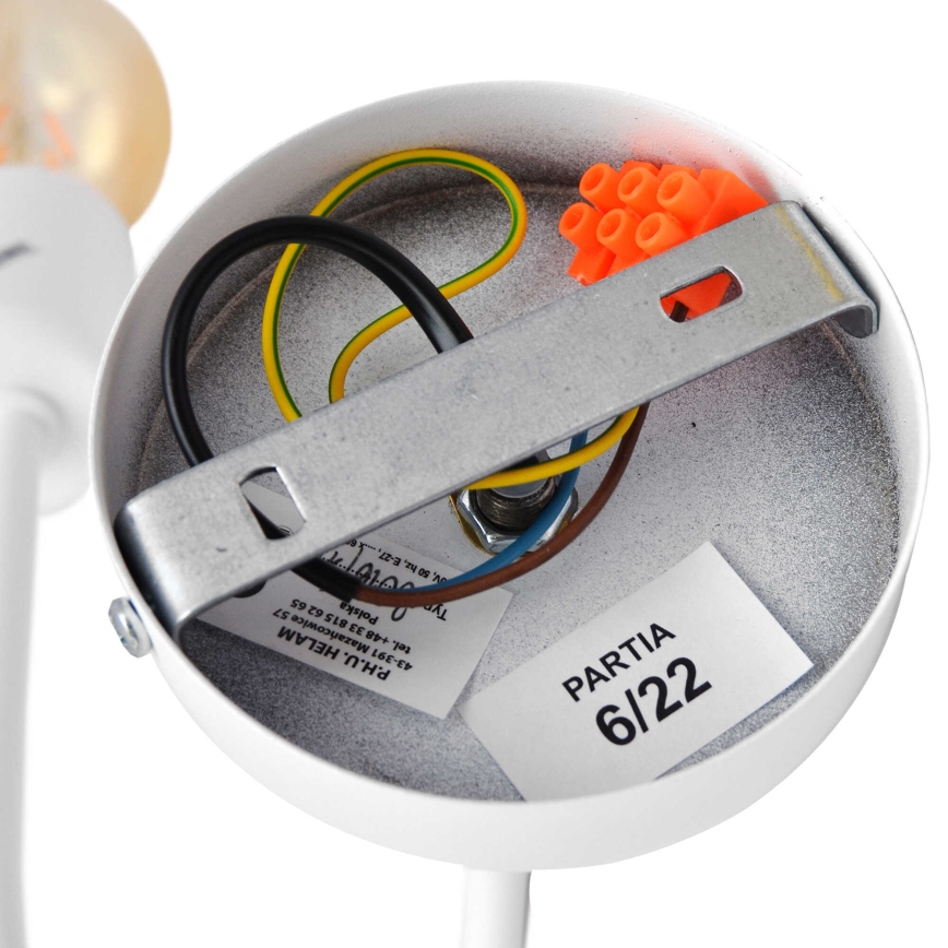 Lámpara de pared OXFORD 1xE27/15W/230V blanca