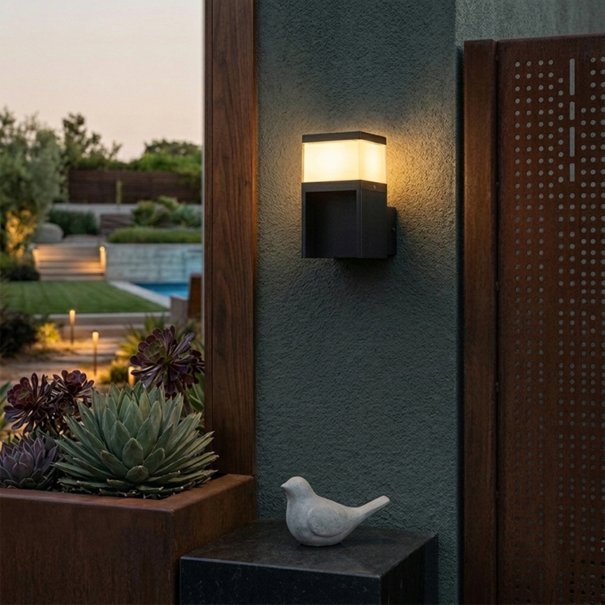 Lámpara de pared para exterior VESPER 1xG9/5W/230V IP44 negra
