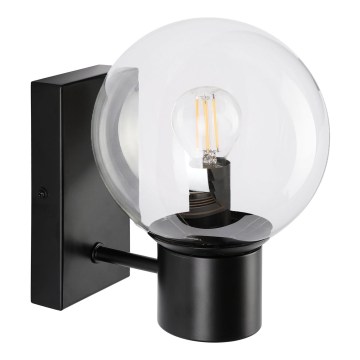 Lámpara de pared SFERIO 1xE14/5W/230V negra/transparente