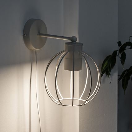 Lámpara de pared STARLIGHT 1xGU10/10W/230V color crema