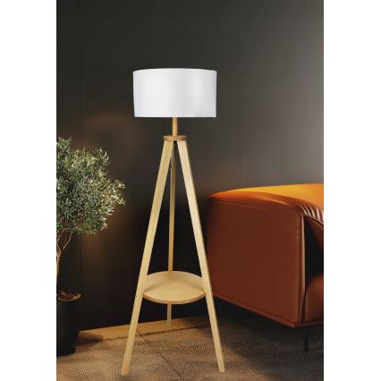 Lámpara de pie 1xE27/40W/230V blanca