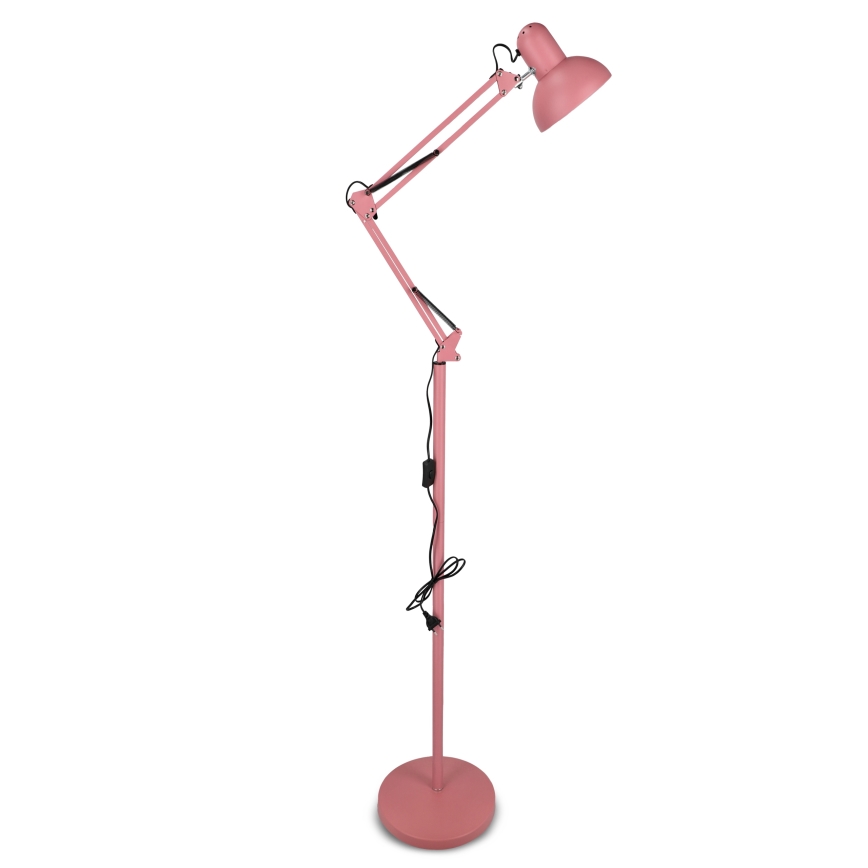 Lámpara de pie 1xE27/40W/230V rosa
