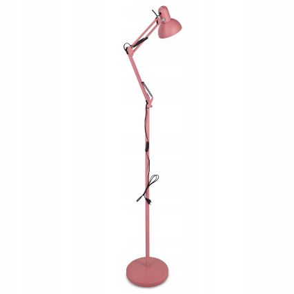 Lámpara de pie 1xE27/40W/230V rosa