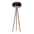 Lámpara de pie 1xE27/60W/230V roble/gris