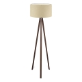 Lámpara de pie AYD 1xE27/40W/230V beige/marrón