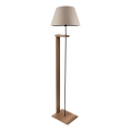 Lámpara de pie AYD 1xE27/40W/230V beige/marrón