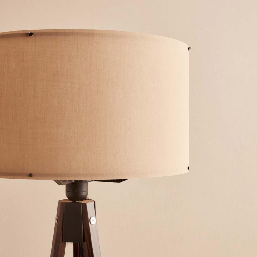 Lámpara de pie AYD 1xE27/40W/230V marrón/beige