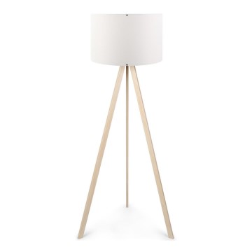 Lámpara de pie AYD 1xE27/60W/230V blanco/beige