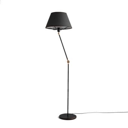 Lámpara de pie flexible AYD 1xE27/40W/230V negra