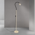 Lámpara de pie flexible DOTTY 1xGU10/10W/230V beige/negro