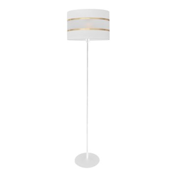Lámpara de pie HELEN 1xE27/15W/230V blanco/dorado
