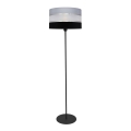 Lámpara de pie HELEN 1xE27/15W/230V negro/gris/plata