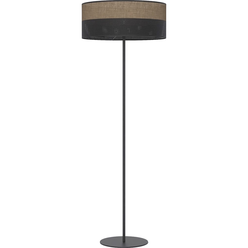 Lámpara de pie KARBON 1xE27/15W/230V negro/marrón