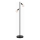 Lámpara de pie LED 2xE27/7W/230V 2000K negro/dorado