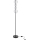 Lámpara de pie LED PLAYA LED/15W/230V negra
