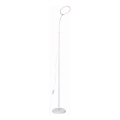 Lámpara de pie LED regulable 2en1 LED/10W/230V blanco